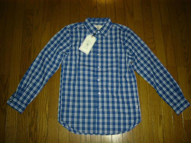 新品 AIGLE エーグル DFT オックスフォード チェックシャツ S 青 長袖 < ブランド 新品 AIGLE エーグル DFT オックスフォード チェックシャツ S 青 長袖 < ブランドの