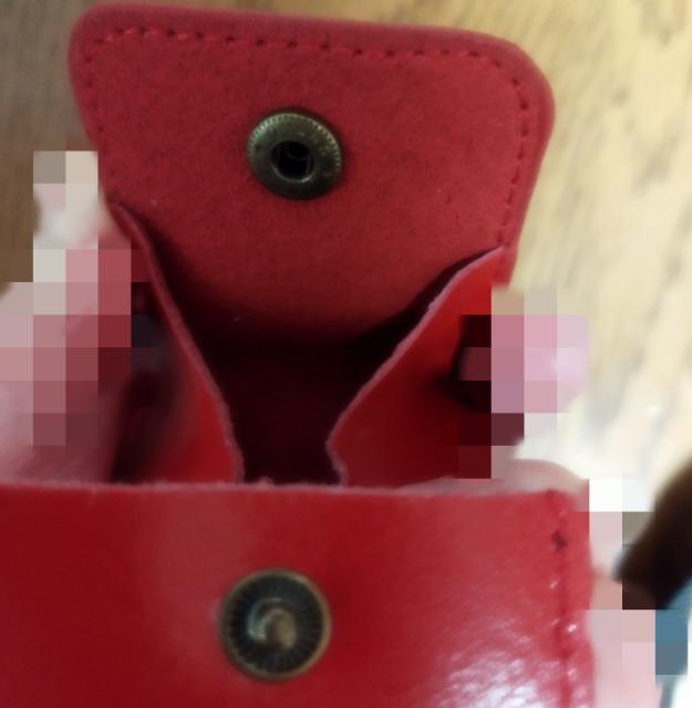 オレンジ 赤 本革 ミニサイフ 小さなコインケース < 女性ファッション  オレンジ 赤 本革 ミニサイフ 小さなコインケース < 女性ファッションの