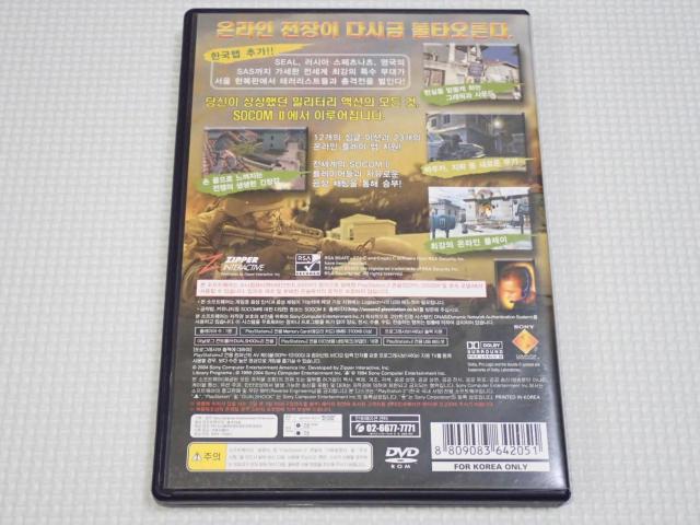 PS2★SOCOM U.S. NAVY SEALs 海外版 アジア版 ケース傷み < ゲーム本体/ソフト  PS2★SOCOM U.S. NAVY SEALs 海外版 アジア版 ケース傷み < ゲーム本体/ソフトの