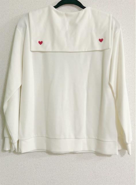 CHUU oh,jamae ハートセーラートップス < 女性ファッション  CHUU oh,jamae ハートセーラートップス < 女性ファッションの