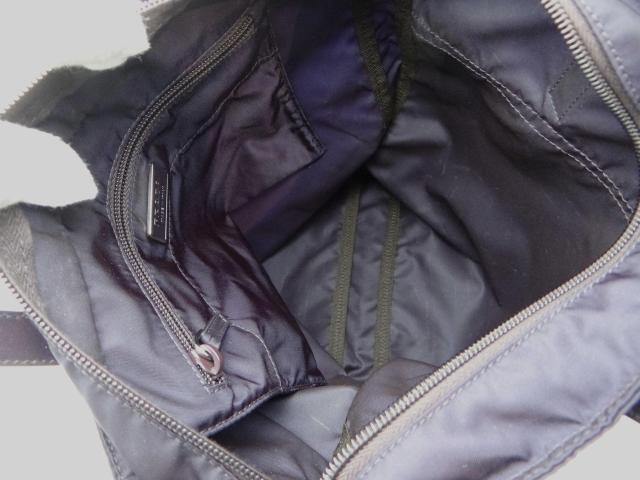 PRADA プラダ BN1069 VELA SPORT ナイロン トートバッグ 三角プレート INDACO藍色系<USED> < ブランド PRADA プラダ BN1069 VELA SPORT ナイロン トートバッグ 三角プレート INDACO藍色系<USED> < ブランドの