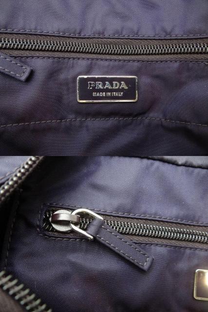 PRADA プラダ BN1069 VELA SPORT ナイロン トートバッグ 三角プレート INDACO藍色系<USED> < ブランド PRADA プラダ BN1069 VELA SPORT ナイロン トートバッグ 三角プレート INDACO藍色系<USED> < ブランドの