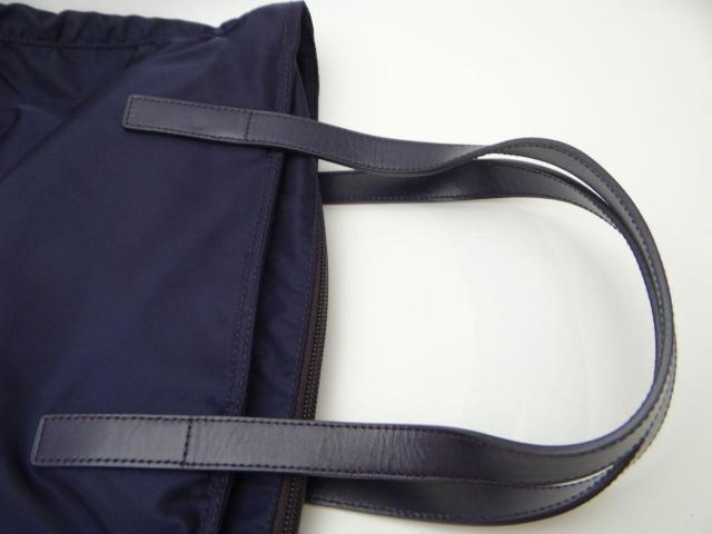 PRADA プラダ BN1069 VELA SPORT ナイロン トートバッグ 三角プレート INDACO藍色系<USED> < ブランド PRADA プラダ BN1069 VELA SPORT ナイロン トートバッグ 三角プレート INDACO藍色系<USED> < ブランドの