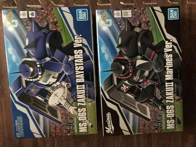 限定 HG ザクU プロ野球コラボモデル 4球団セット < ホビー  限定 HG ザクU プロ野球コラボモデル 4球団セット < ホビーの