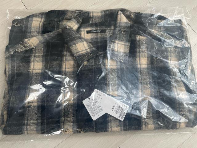 ダメージネルチェックシャツブルゾン < 男性ファッション ダメージネルチェックシャツブルゾン < 男性ファッションの