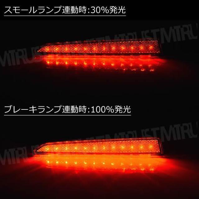LEDリフレクター12連仕様 コペン GRスポーツ LA400A LA400K系 対応 レッド発光 < 自動車/バイク LEDリフレクター12連仕様 コペン GRスポーツ LA400A LA400K系 対応 レッド発光 < 自動車/バイク