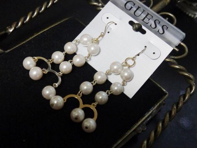 新品GUESSゴスロリ姫系アンティーク調ゴシックパールピアス < ブランド 新品GUESSゴスロリ姫系アンティーク調ゴシックパールピアス < ブランドの