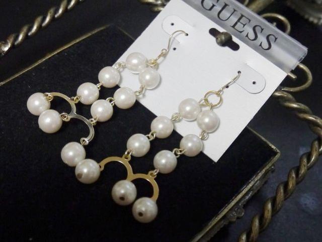 新品GUESSゴスロリ姫系アンティーク調ゴシックパールピアス < ブランド 新品GUESSゴスロリ姫系アンティーク調ゴシックパールピアス < ブランドの