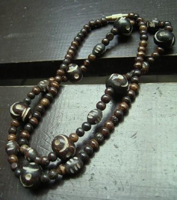 ☆即決☆バッファローボーンビーズネックレス*12 < 女性アクセサリー/時計  ☆即決☆バッファローボーンビーズネックレス*12 < 女性アクセサリー/時計の