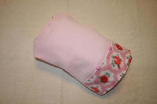 花柄スカートフリースワンピース胴40cm(ピンク) < ペット/手芸/園芸  花柄スカートフリースワンピース胴40cm(ピンク)  < ペット/手芸/園芸の