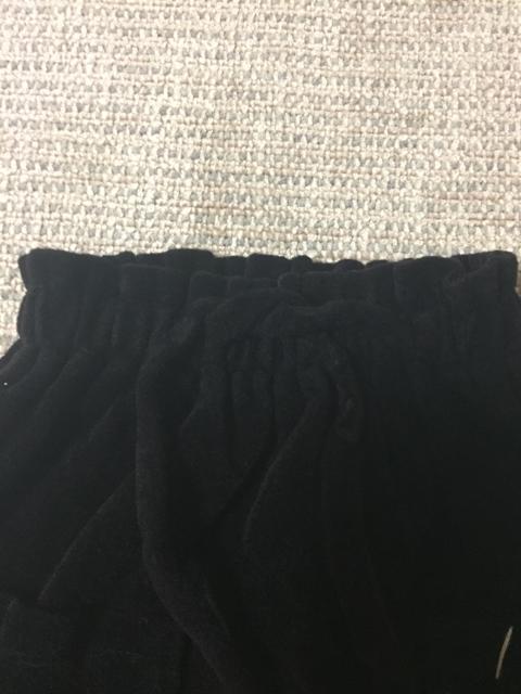712.新品☆ベロアロングスカート☆ウエストゴム☆黒☆140センチ < キッズ/ベビー  712.新品☆ベロアロングスカート☆ウエストゴム☆黒☆140センチ < キッズ/ベビーの