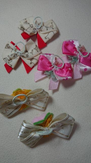 ★わんこにゃんこのリボン★手作り★新品未使用★送料込★ < ペット/手芸/園芸  ★わんこにゃんこのリボン★手作り★新品未使用★送料込★ < ペット/手芸/園芸の