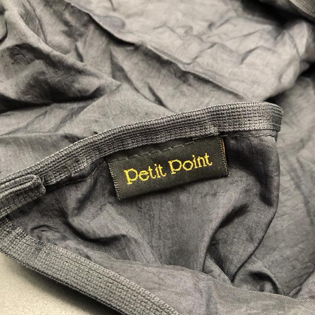 即決 petit point エコバッグ ブラック < 女性ファッション  即決 petit point エコバッグ ブラック < 女性ファッションの