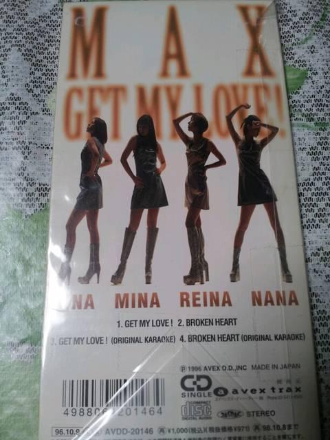 MAX*GETMYLOVECDシングル美品☆ゲットマイラブブローケンハート < タレントグッズ  MAX*GETMYLOVECDシングル美品☆ゲットマイラブブローケンハート < タレントグッズの