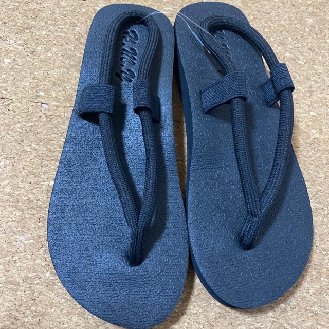 新品未使用24〜24.5cm サンダル 黒 < 女性ファッション  新品未使用24〜24.5cm サンダル 黒 < 女性ファッションの