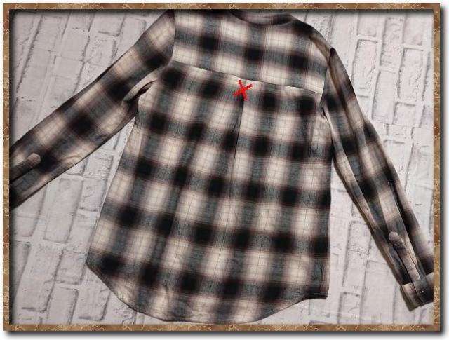 ローラアシュレイ チェックプルオーバーシャツ 茶系☆やや難 < ブランド ローラアシュレイ チェックプルオーバーシャツ 茶系☆やや難 < ブランドの