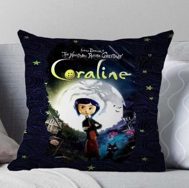 新品 コララインとボタンの魔女 クッションカバー B < インテリア/ライフ  新品 コララインとボタンの魔女 クッションカバー B  < インテリア/ライフの