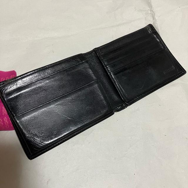 【ヴィンテージ】【COACH / コーチ】 レザー / 二つ折り財布 小銭入れ無 < ブランド 【ヴィンテージ】【COACH / コーチ】 レザー / 二つ折り財布 小銭入れ無 < ブランドの