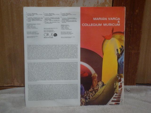 same / Marian Varga & Collegium Musicum 79年Reissue盤LP < CD/DVD/ビデオ  same / Marian Varga & Collegium Musicum 79年Reissue盤LP < CD/DVD/ビデオの