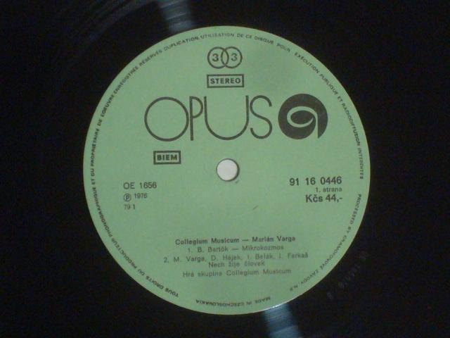 same / Marian Varga & Collegium Musicum 79年Reissue盤LP < CD/DVD/ビデオ  same / Marian Varga & Collegium Musicum 79年Reissue盤LP < CD/DVD/ビデオの