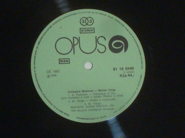 same / Marian Varga & Collegium Musicum 79年Reissue盤LP < CD/DVD/ビデオ  same / Marian Varga & Collegium Musicum 79年Reissue盤LP < CD/DVD/ビデオの