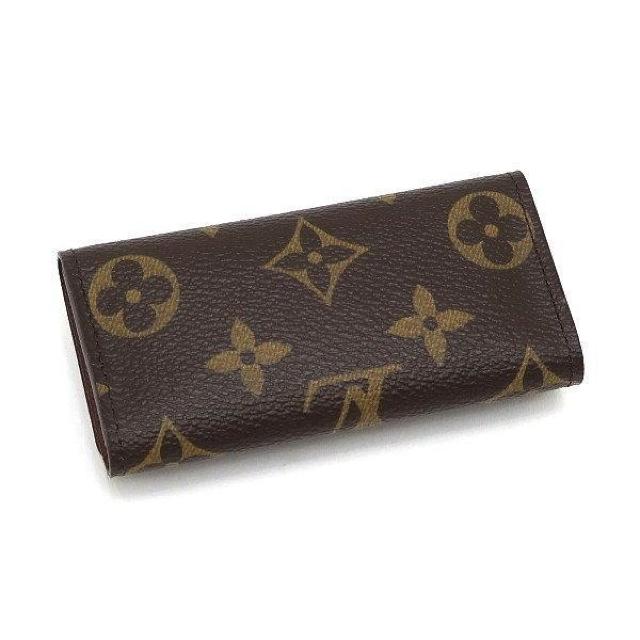 ◆ 本物 美品 ◆ LV ルイヴィトン キーケース ミュルティクレ4 モノグラム 4連キーケース 4連 保存袋 M62631 < ブランド  ◆ 本物 美品 ◆ LV ルイヴィトン キーケース ミュルティクレ4 モノグラム 4連キーケース 4連 保存袋 M62631 < ブランドの