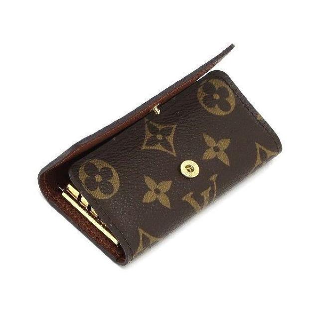 ◆ 本物 美品 ◆ LV ルイヴィトン キーケース ミュルティクレ4 モノグラム 4連キーケース 4連 保存袋 M62631 < ブランド  ◆ 本物 美品 ◆ LV ルイヴィトン キーケース ミュルティクレ4 モノグラム 4連キーケース 4連 保存袋 M62631 < ブランドの