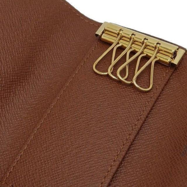 ◆ 本物 美品 ◆ LV ルイヴィトン キーケース ミュルティクレ4 モノグラム 4連キーケース 4連 保存袋 M62631 < ブランド  ◆ 本物 美品 ◆ LV ルイヴィトン キーケース ミュルティクレ4 モノグラム 4連キーケース 4連 保存袋 M62631 < ブランドの