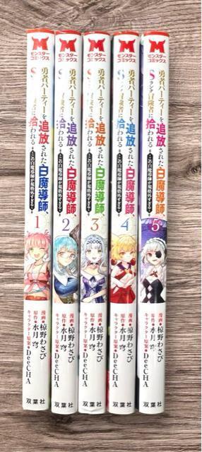 勇者パーティーを追放された白魔導師、Sランク冒険者に拾われる 1巻〜5巻セット < アニメ/コミック/キャラクター  勇者パーティーを追放された白魔導師、Sランク冒険者に拾われる 1巻〜5巻セット  < アニメ/コミック/キャラクターの