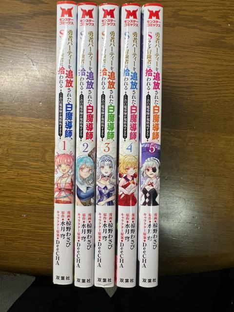 勇者パーティーを追放された白魔導師、Sランク冒険者に拾われる 1巻〜5巻セット < アニメ/コミック/キャラクター  勇者パーティーを追放された白魔導師、Sランク冒険者に拾われる 1巻〜5巻セット < アニメ/コミック/キャラクターの