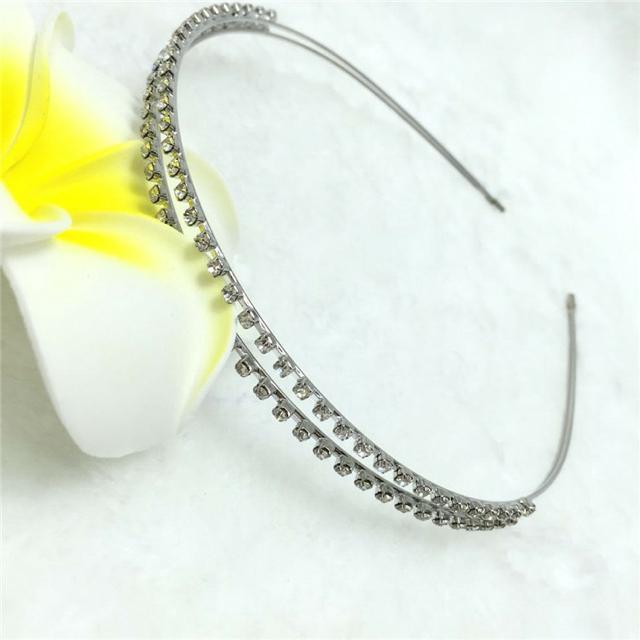 ラインストーン2連カチューシャ < 女性アクセサリー/時計 ラインストーン2連カチューシャ < 女性アクセサリー/時計の