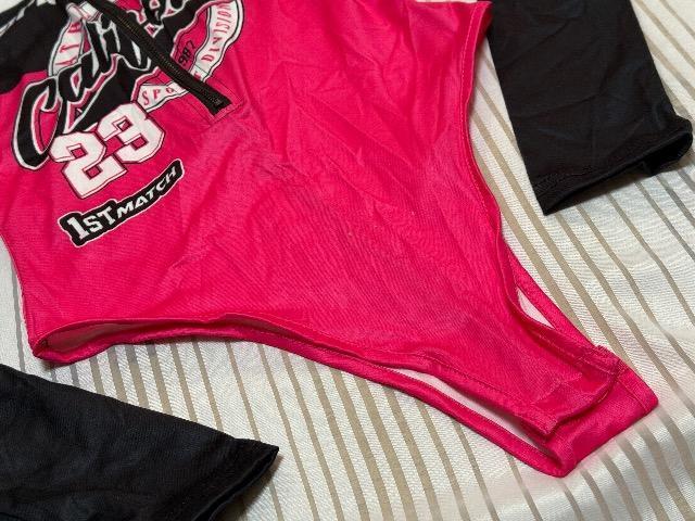 ピンクが可愛いレーシングスーツ風デザイン★イベント衣装用ハイレグレオタード★Mサイズ < レジャー/スポーツ ピンクが可愛いレーシングスーツ風デザイン★イベント衣装用ハイレグレオタード★Mサイズ < レジャー/スポーツの