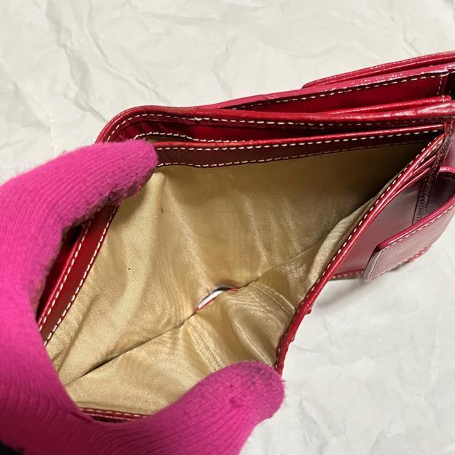 【KATE SPADE NEW YORK】【10319】 レザー 二つ折り財布 ピンク < ブランド 【KATE SPADE NEW YORK】【10319】 レザー 二つ折り財布 ピンク < ブランドの