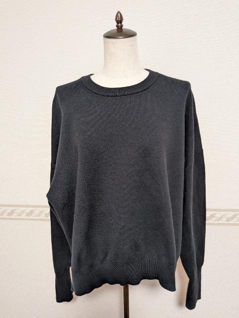 FRAMeWORK フレームワーク 人気ダブルジャガードプルオーバー黒色 美品 ドゥーズィエムクラス23区 < ブランド FRAMeWORK フレームワーク 人気ダブルジャガードプルオーバー黒色 美品 ドゥーズィエムクラス23区 < ブランドの