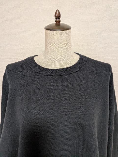 FRAMeWORK フレームワーク 人気ダブルジャガードプルオーバー黒色 美品 ドゥーズィエムクラス23区 < ブランド FRAMeWORK フレームワーク 人気ダブルジャガードプルオーバー黒色 美品 ドゥーズィエムクラス23区 < ブランドの