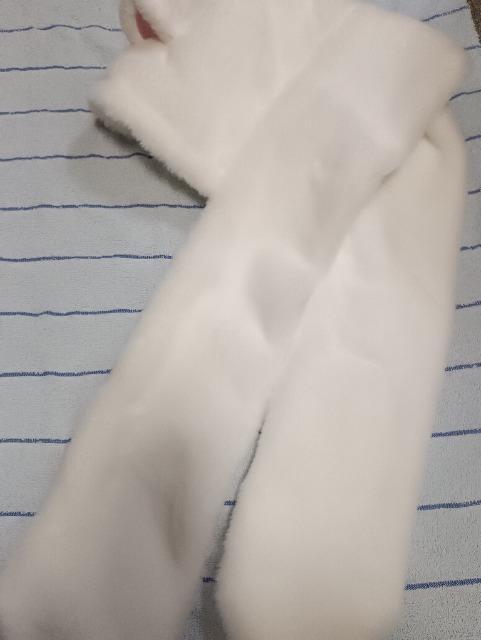 くまみみフードつきマフラー未使用品 < 女性ファッション くまみみフードつきマフラー未使用品 < 女性ファッションの