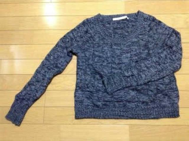 BLACK by MOUSSY(ブラックバイマウジー)霜降ニット美品 < ブランド BLACK by MOUSSY(ブラックバイマウジー)霜降ニット美品 < ブランドの