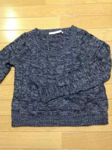 BLACK by MOUSSY(ブラックバイマウジー)霜降ニット美品 < ブランド BLACK by MOUSSY(ブラックバイマウジー)霜降ニット美品 < ブランドの