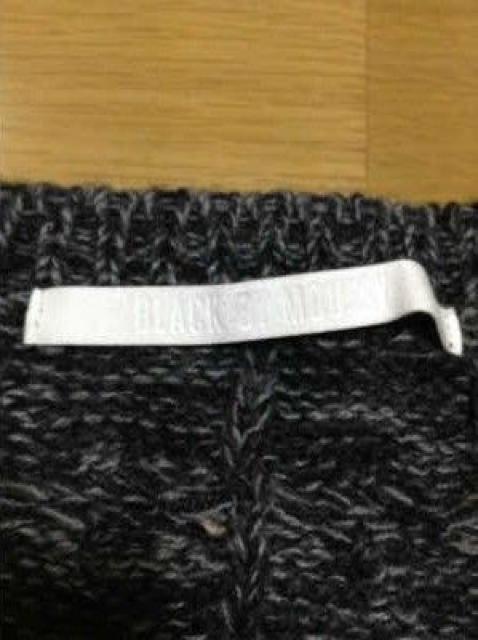 BLACK by MOUSSY(ブラックバイマウジー)霜降ニット美品 < ブランド BLACK by MOUSSY(ブラックバイマウジー)霜降ニット美品 < ブランドの