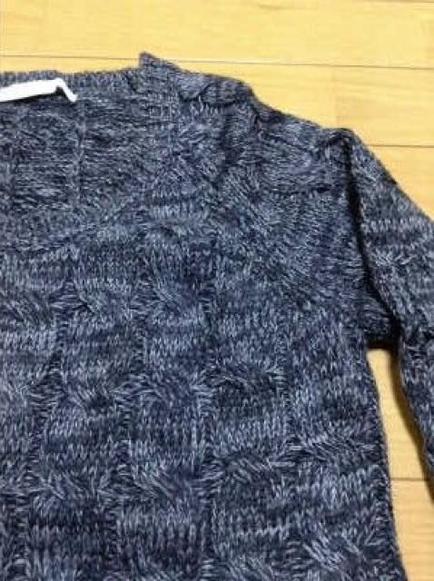 BLACK by MOUSSY(ブラックバイマウジー)霜降ニット美品 < ブランド BLACK by MOUSSY(ブラックバイマウジー)霜降ニット美品 < ブランドの