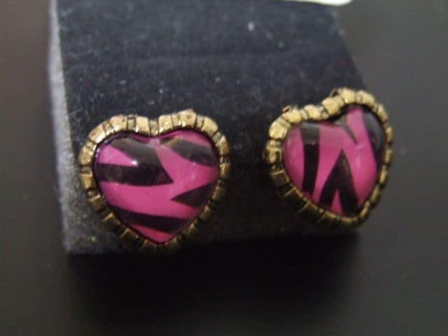 新品ゴスロリ小悪魔姫系豹柄ローズピンクハートピアス < 女性アクセサリー/時計 新品ゴスロリ小悪魔姫系豹柄ローズピンクハートピアス < 女性アクセサリー/時計の