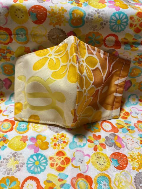 HMオシャレマスクハワイアン柄レース(イエロー) < 女性ファッション HMオシャレマスクハワイアン柄レース(イエロー) < 女性ファッションの