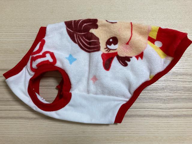 ★ハンドメイド ペコちゃん シャツ タオル 白 赤 バイカラー 犬服 2L★ < ペット/手芸/園芸  ★ハンドメイド ペコちゃん シャツ タオル 白 赤 バイカラー 犬服 2L★ < ペット/手芸/園芸の