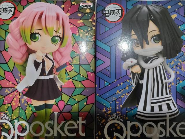 鬼滅の刃 Q posket 恋柱 甘露寺蜜璃 蛇柱 伊黒小芭内 Aカラーセット < ホビー  鬼滅の刃 Q posket 恋柱 甘露寺蜜璃 蛇柱 伊黒小芭内 Aカラーセット < ホビーの