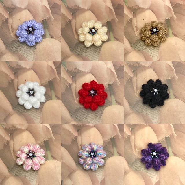 ハンドメイド♪かぎ針編みお花のモチーフ < 女性ファッション  ハンドメイド♪かぎ針編みお花のモチーフ < 女性ファッションの