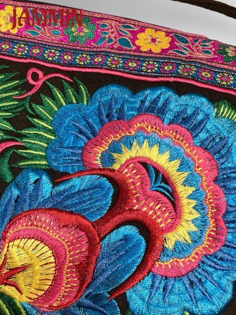 モン族花刺繍バッグ★ヒッピー★アジアン★鞄★ポシェット < 女性ファッション  モン族花刺繍バッグ★ヒッピー★アジアン★鞄★ポシェット < 女性ファッションの