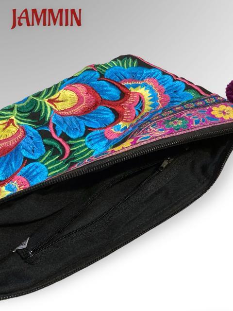 モン族花刺繍バッグ★ヒッピー★アジアン★鞄★ポシェット < 女性ファッション  モン族花刺繍バッグ★ヒッピー★アジアン★鞄★ポシェット < 女性ファッションの