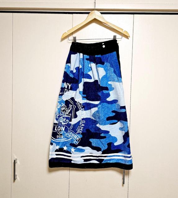 (3) 【新品】迷彩柄 青 カモフラージュ ラップタオル プール 海 スイミング < レジャー/スポーツ (3) 【新品】迷彩柄 青 カモフラージュ ラップタオル プール 海 スイミング < レジャー/スポーツの