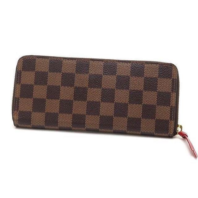 ◆ 本物 美品 ◆ LV ルイヴィトン ポルトフォイユクレマンス 長財布 ダミエ スリーズ 赤 ファスナー 箱 人気 N60534 < ブランド  ◆ 本物 美品 ◆ LV ルイヴィトン ポルトフォイユクレマンス 長財布 ダミエ スリーズ 赤 ファスナー 箱 人気 N60534 < ブランドの
