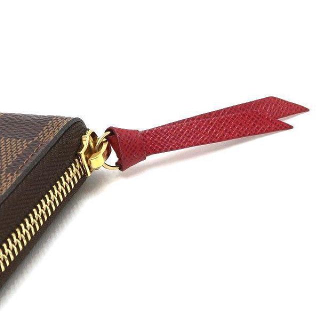 ◆ 本物 美品 ◆ LV ルイヴィトン ポルトフォイユクレマンス 長財布 ダミエ スリーズ 赤 ファスナー 箱 人気 N60534 < ブランド  ◆ 本物 美品 ◆ LV ルイヴィトン ポルトフォイユクレマンス 長財布 ダミエ スリーズ 赤 ファスナー 箱 人気 N60534 < ブランドの